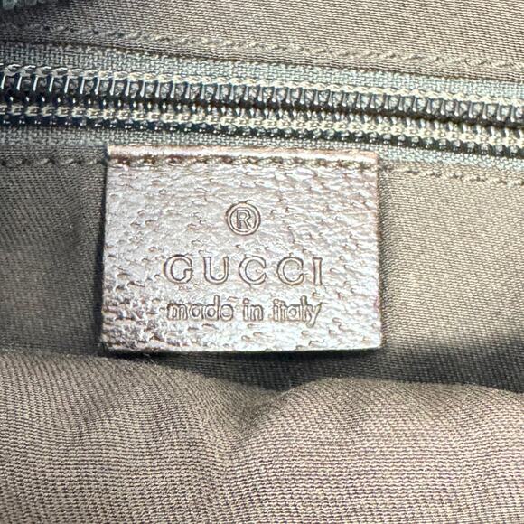 Gucci Bag GG Logo Supreme Guccissima Monogram Leather Crossbody Shoulder Tote - Picture 11 of 12